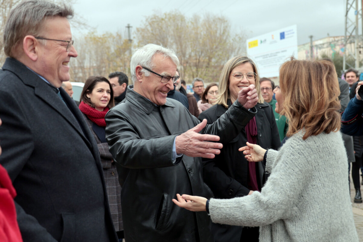 Visita a las obras del Canal de Acceso Ferroviario para la firma del replanteo.