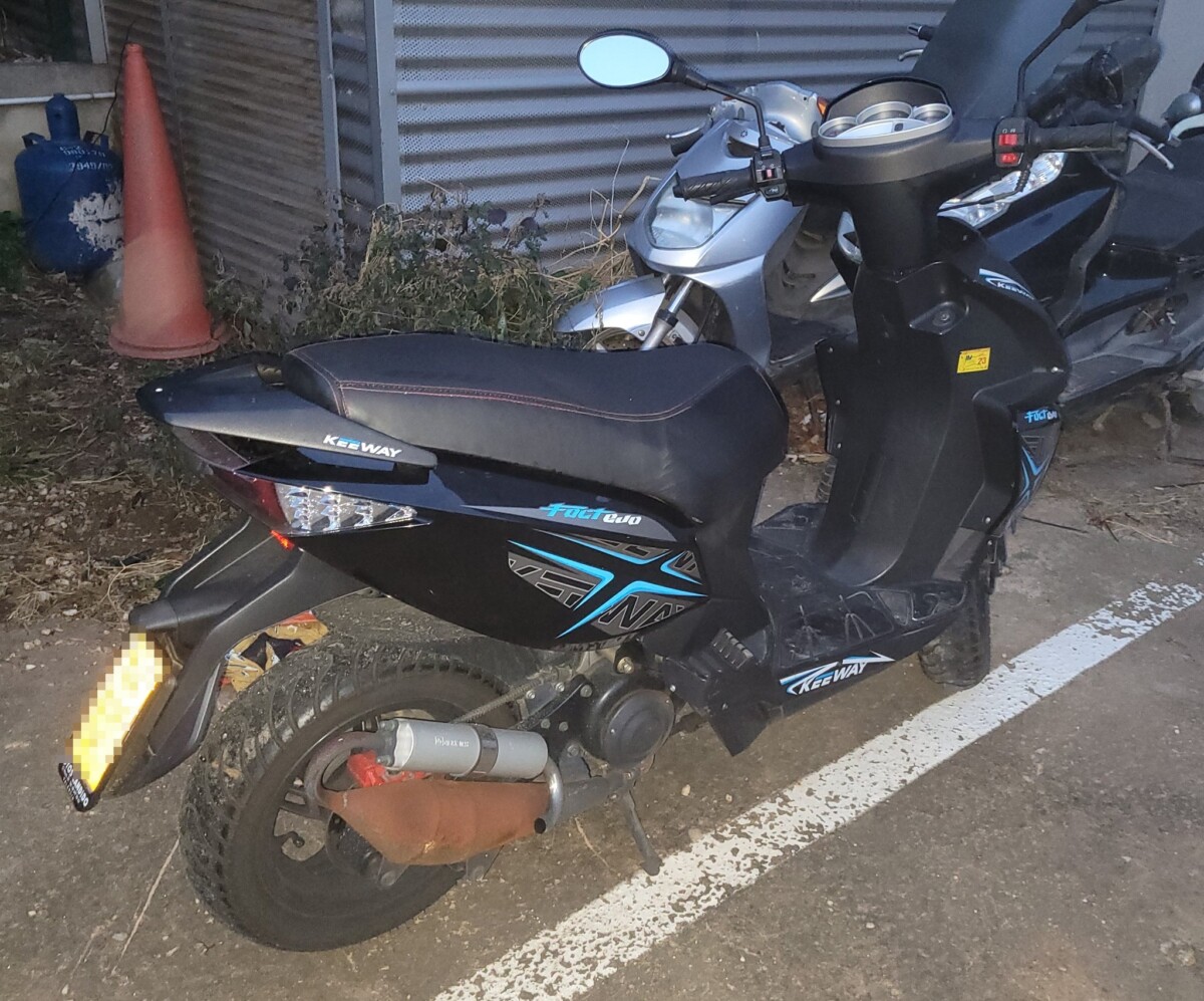 Ciclomotor robado Alboraya