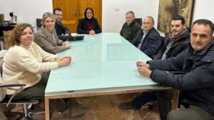 Amparo Orts, Enrique Ruiz y regantes