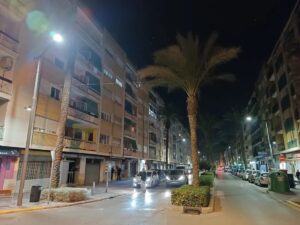 iluminacion calle Badia de Moncada