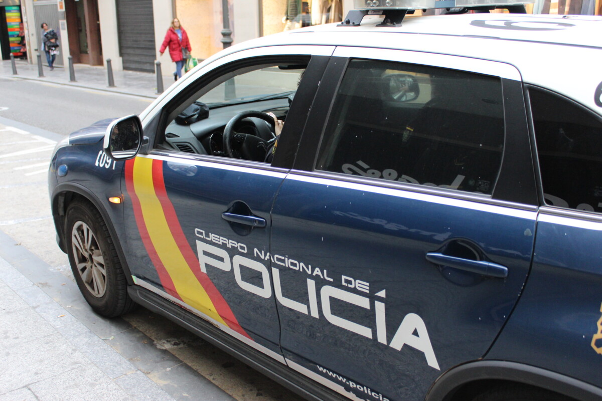 Coche patrulla de la Policía Nacional