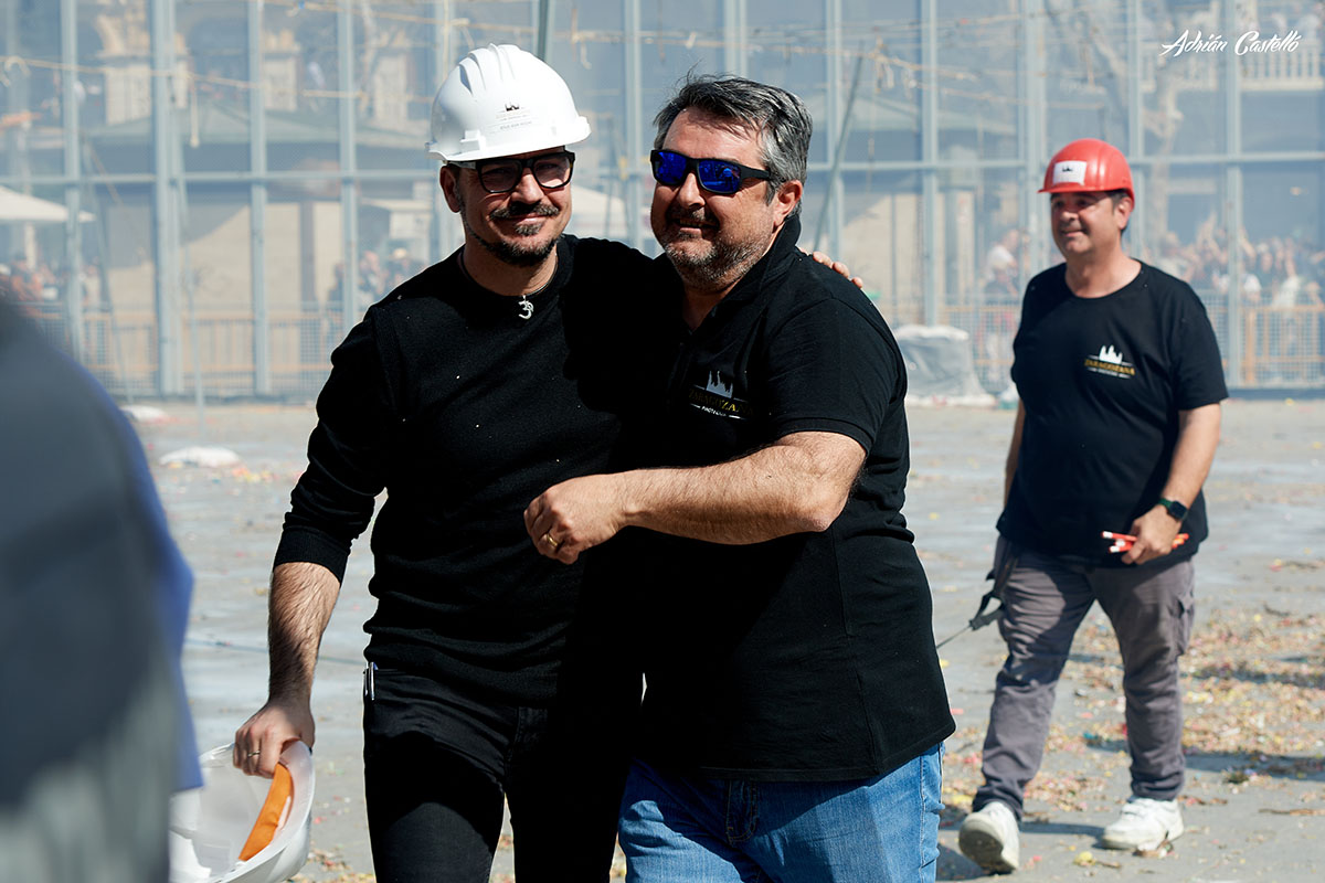 Luis Brunchú disparó una mascletá de 5 minutos y 90 kilos de pólvora