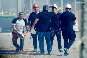 Luis Brunchú disparó una mascletá de 5 minutos y 90 kilos de pólvora