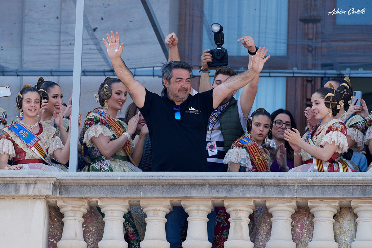 Luis Brunchú disparó una mascletá de 5 minutos y 90 kilos de pólvora