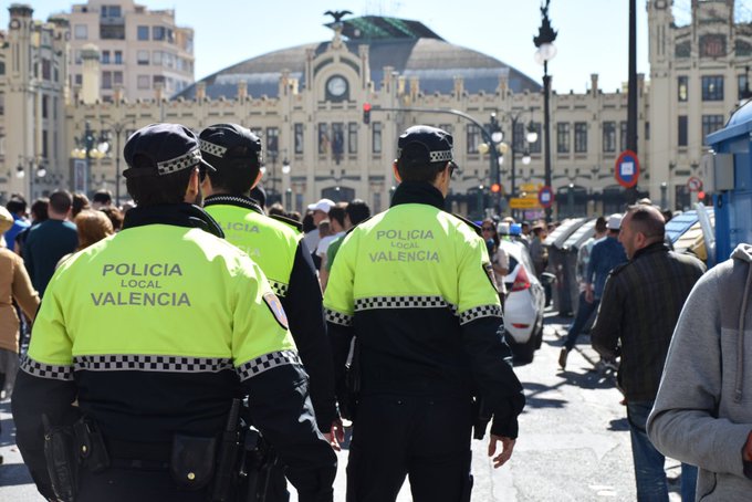 Policía Local de València Fallas