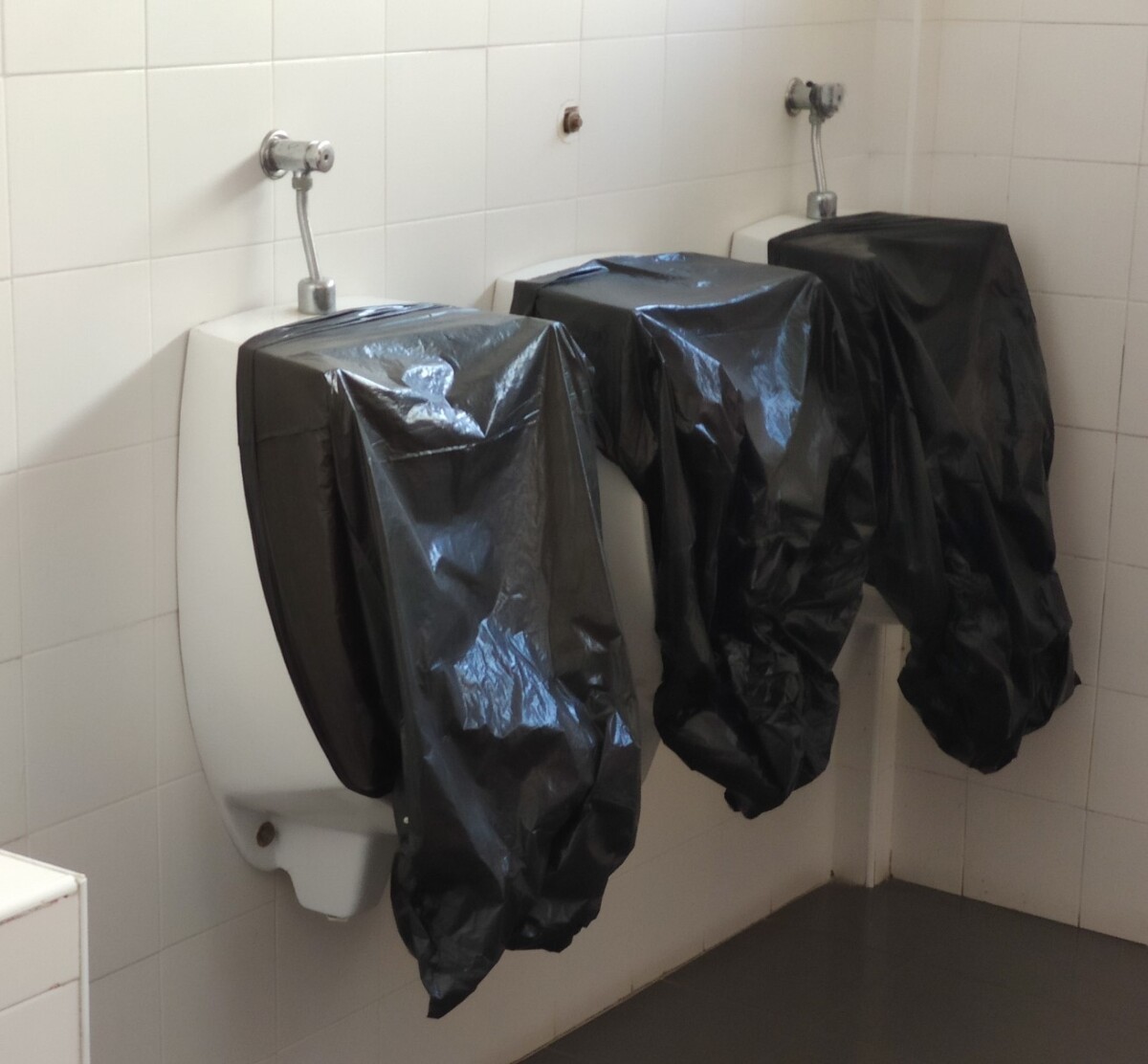 Aseos inutilizados