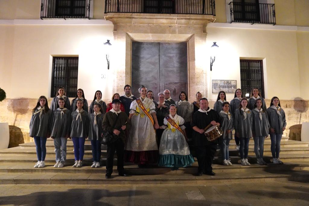 Inicio de la Nit d'Albaes en el Ayuntamiento de Paterna