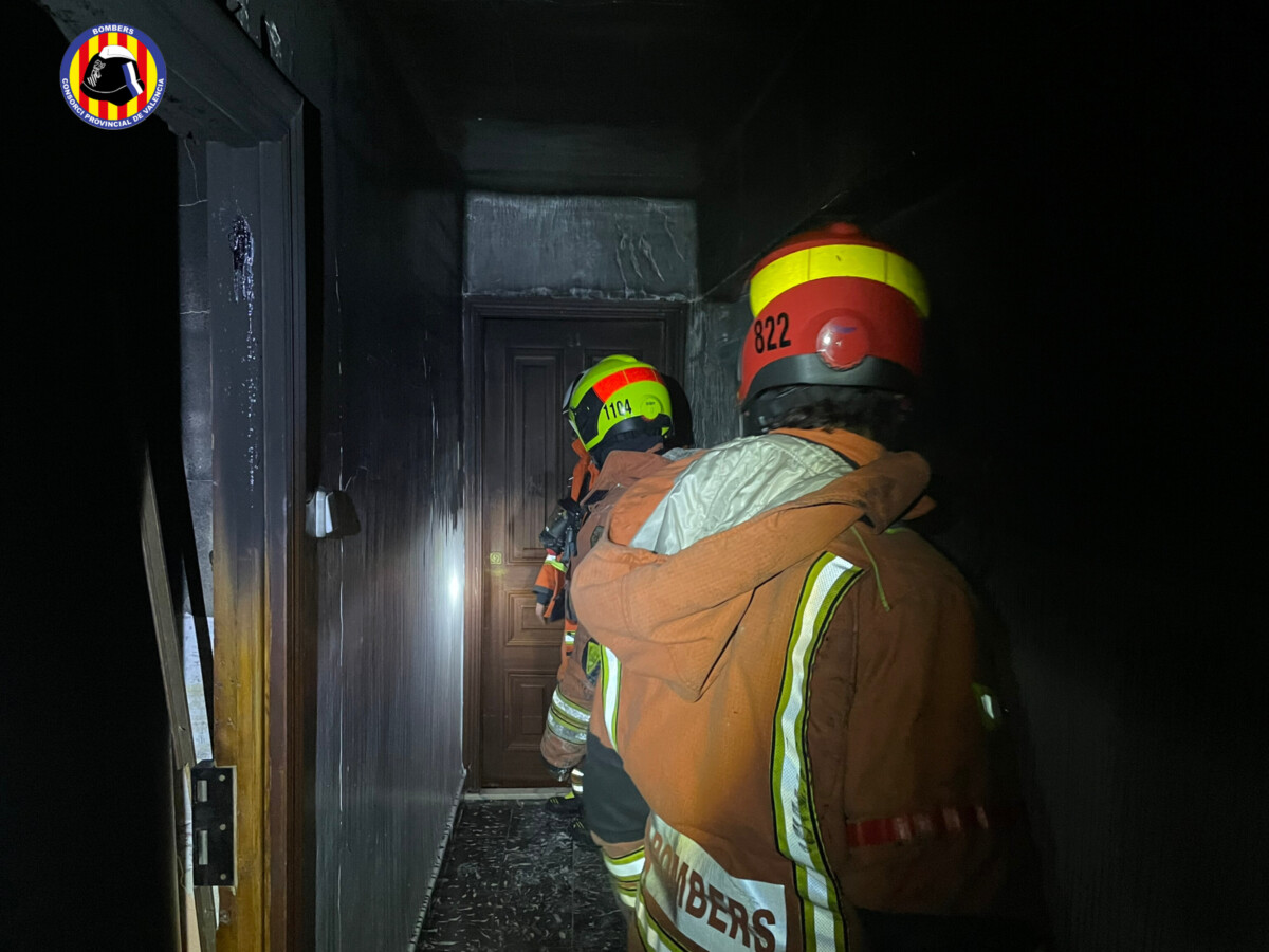 Incendio de una vivienda en Torrent