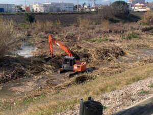 limpieza barranco Carraixet a su paso por Alboraya