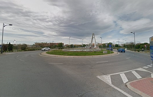 Rotonda desde el ramal de Paterna