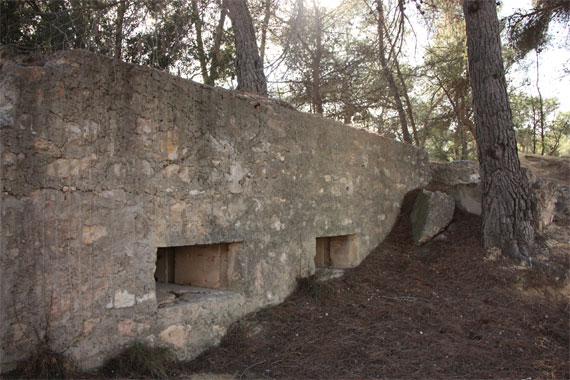 trinchera en la Vallesa Paterna