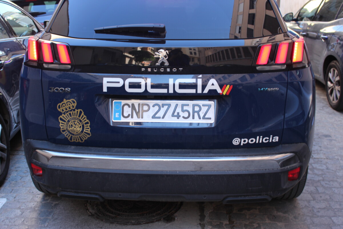 Coche patrulla de la Policía Nacional