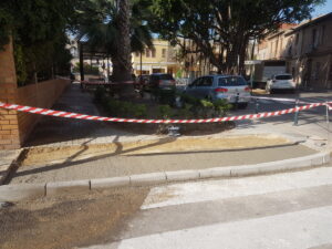 Meliana executa obres urbanes per a l'adequació de les voreres