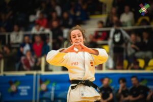 La judoka valenciana Aitana Diaz, campeona de la European Cup celebrada en la República Checa