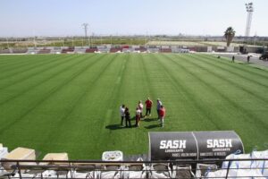 cambio césped jose claramunt de Puçol