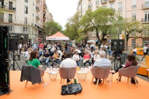 acto Compromis Valencia Joan Ribo y Guiseppe Grezzi