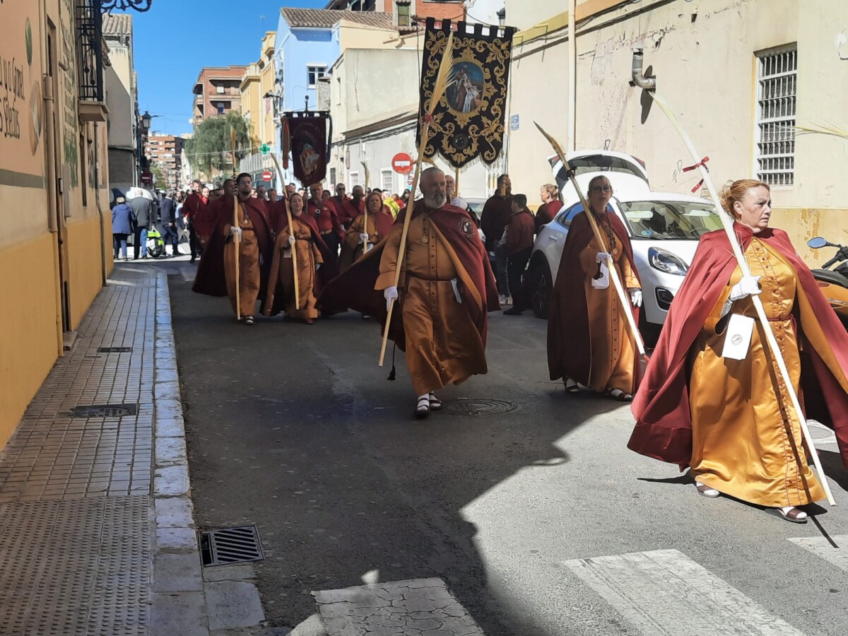 Procesión del Domingo de Ramos en el Marítim