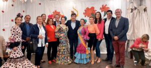 Fernando Giner, candidato de Ciudadanos a la alcaldía de València, en la Feria Andaluza