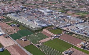 vista aerea poligono industrial camí a la mar de Alboraya
