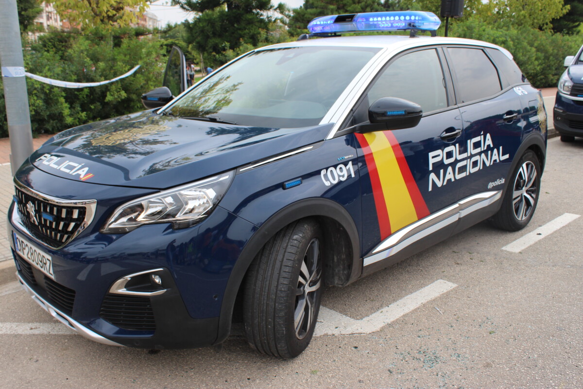 Coche patrulla de la Policía Nacional