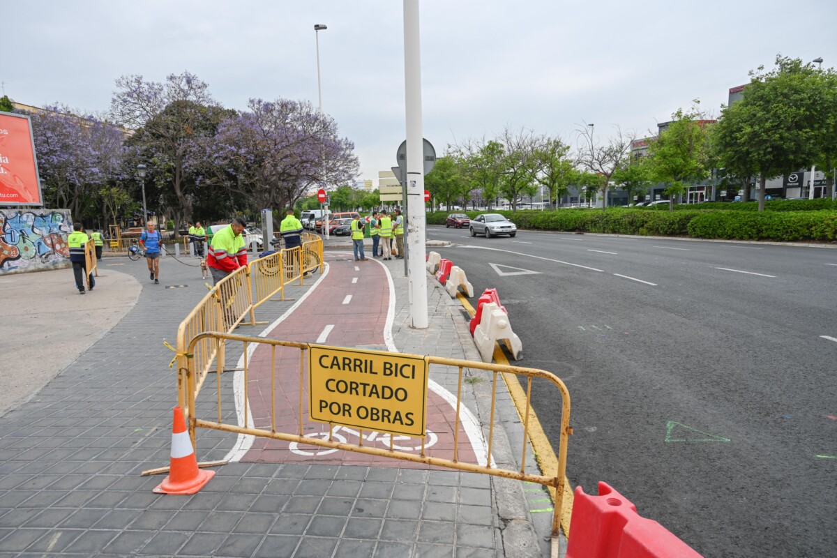 Carril bici en Valencia