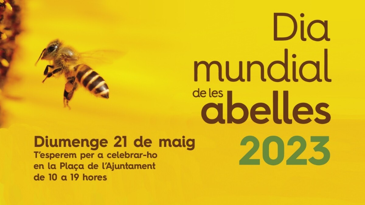 Cartel Día Mundial de las Abejas