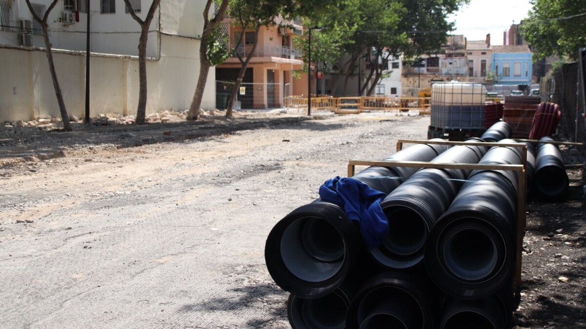 Obras EDUSI en el Cabanyal