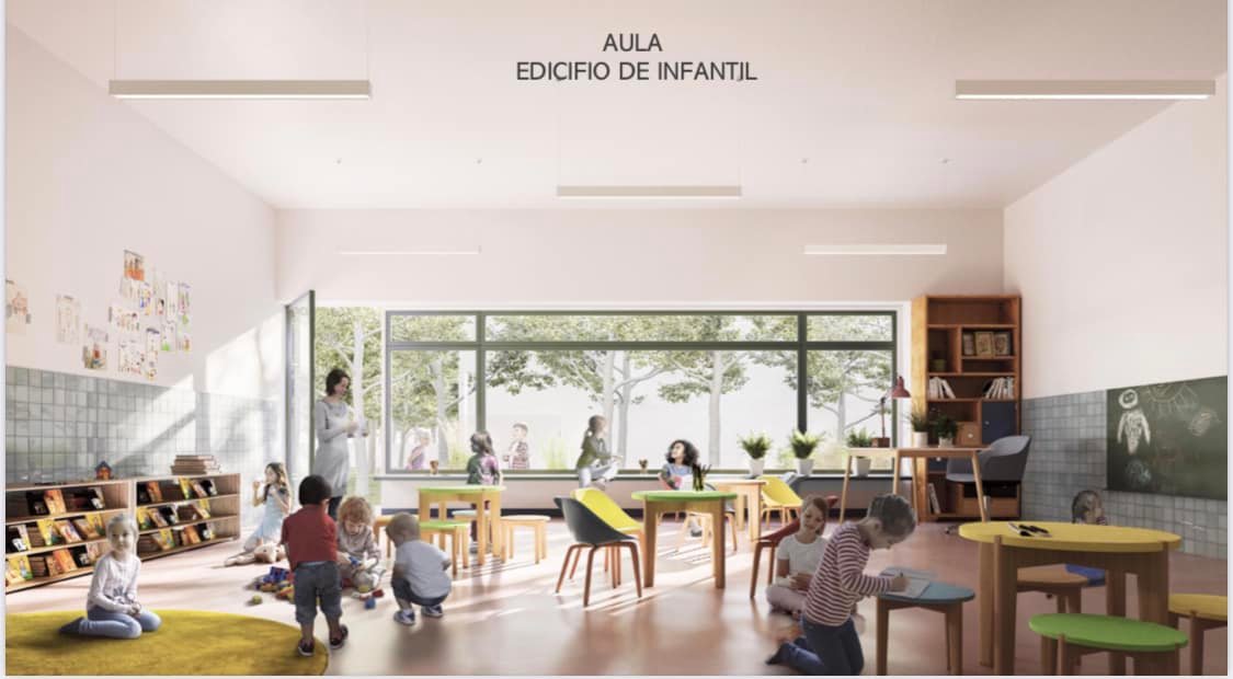 Aula Infantil del nuevo colegio Mare de Déu del Patrocini