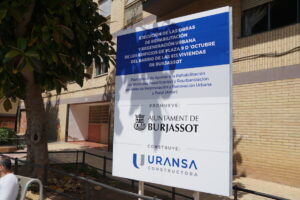Burjassot cartel reforma 613 viviendas