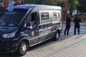 dispositivo Policia nacional barrio la coma