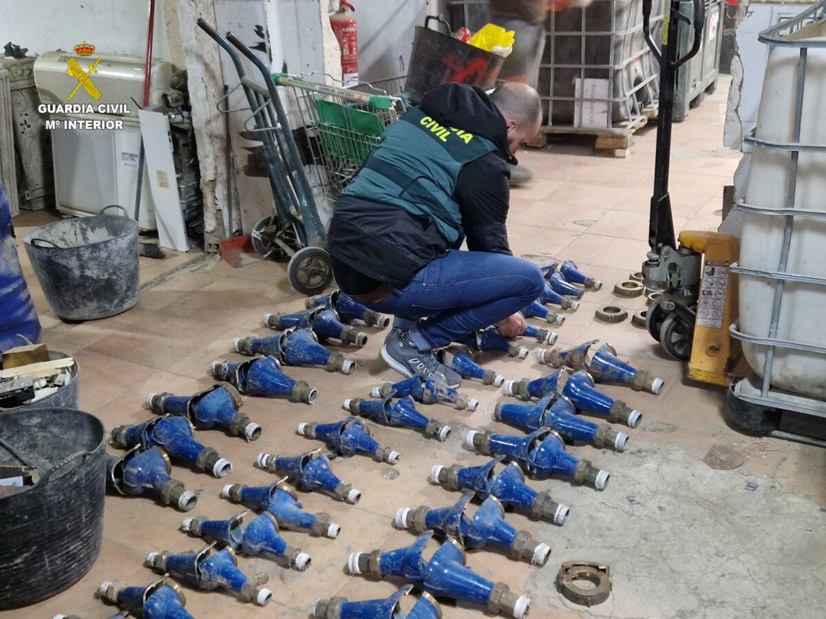 Contadores de riego robados en Utiel-Requena