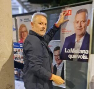 Meliana pegada carteles PSPV