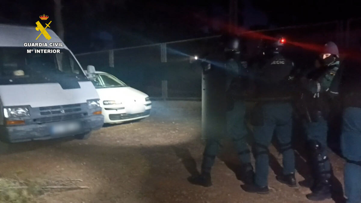 Registro de la Guardia Civil en relación con el robo de viviendas