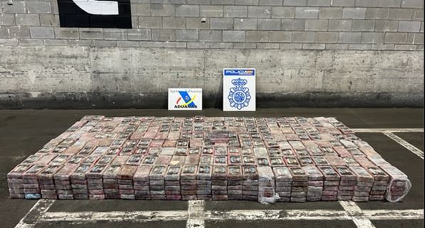 Cocaína intervenida por la Policía Nacional y la Agencia Tributaria