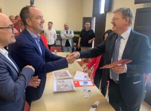 Visita Ximo a Aldaia con Guillermo Luján