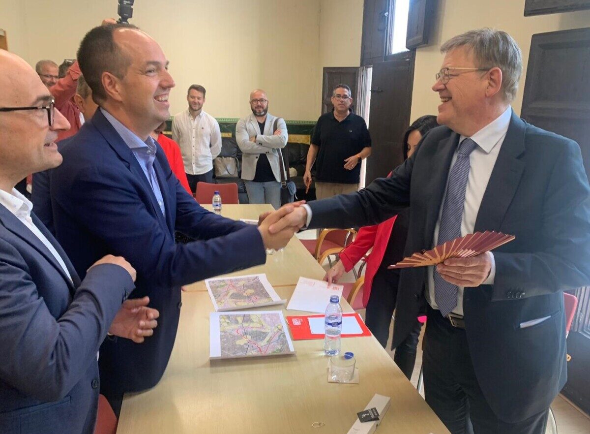 Visita Ximo a Aldaia con Guillermo Luján