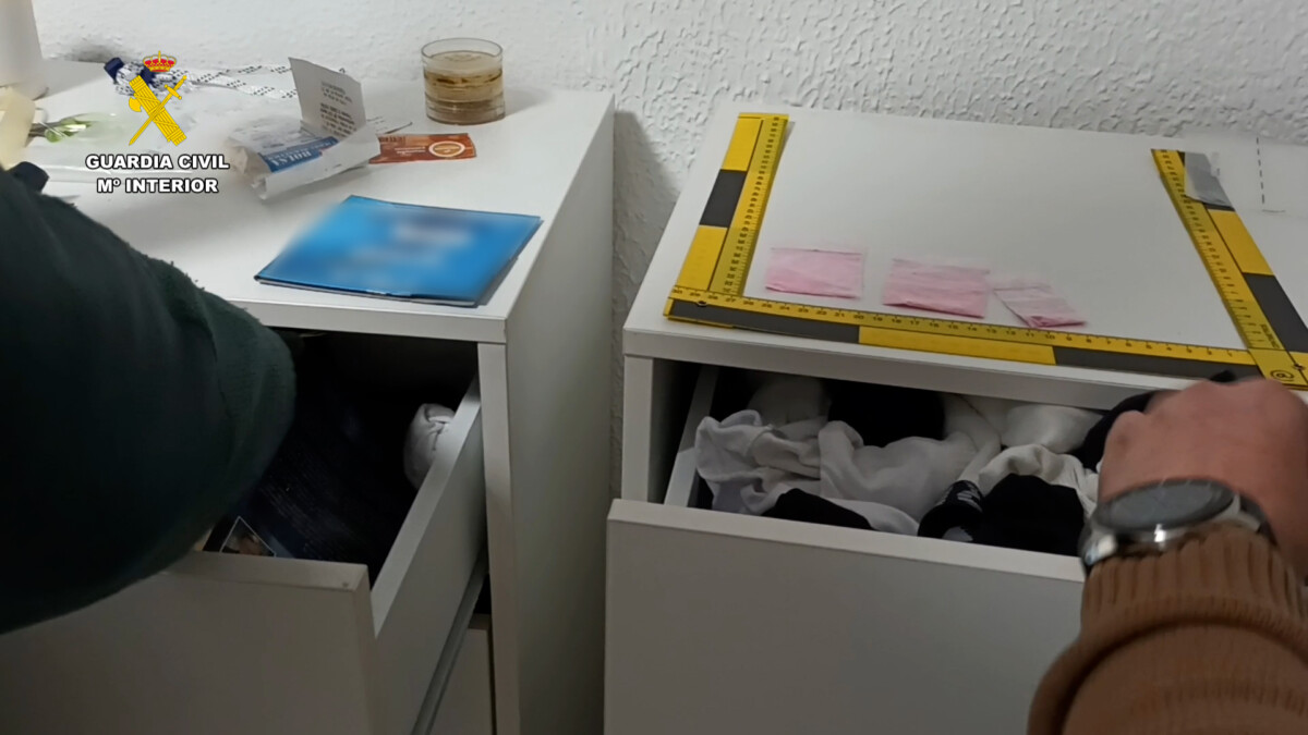 Detalle de uno de los registros domiciliarios practicados