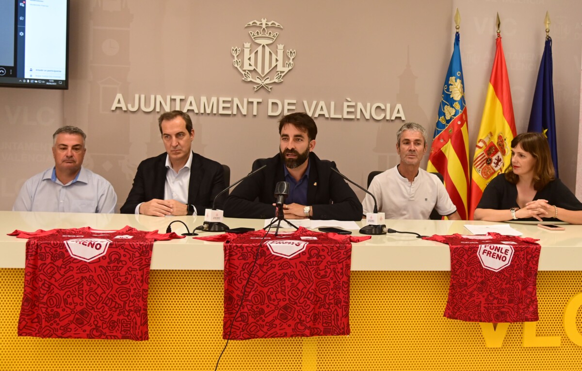 Presentación de la carrera 'Ponle freno' de València