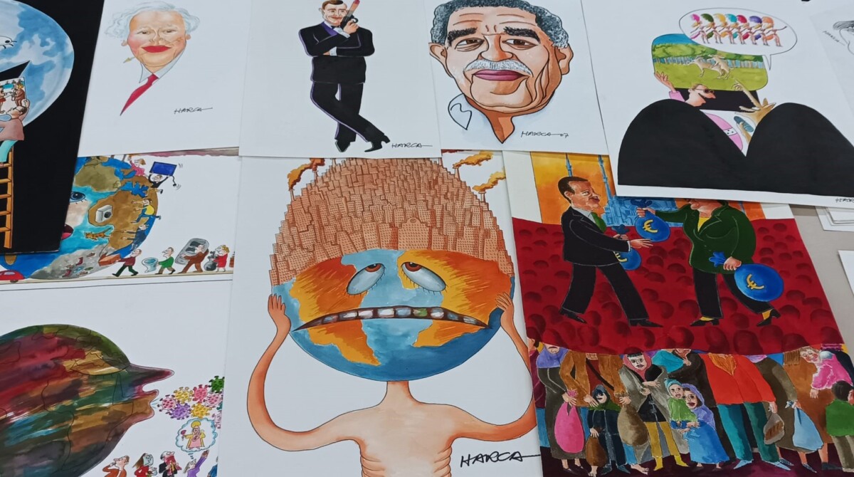 El dibujante Juli Sanchis Aguado ‘Harca’ ha donado a la Biblioteca Valenciana Nicolau Primitiu 2.343 dibujos originales