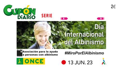 Cupón Diario de la ONCE del 13 de junio