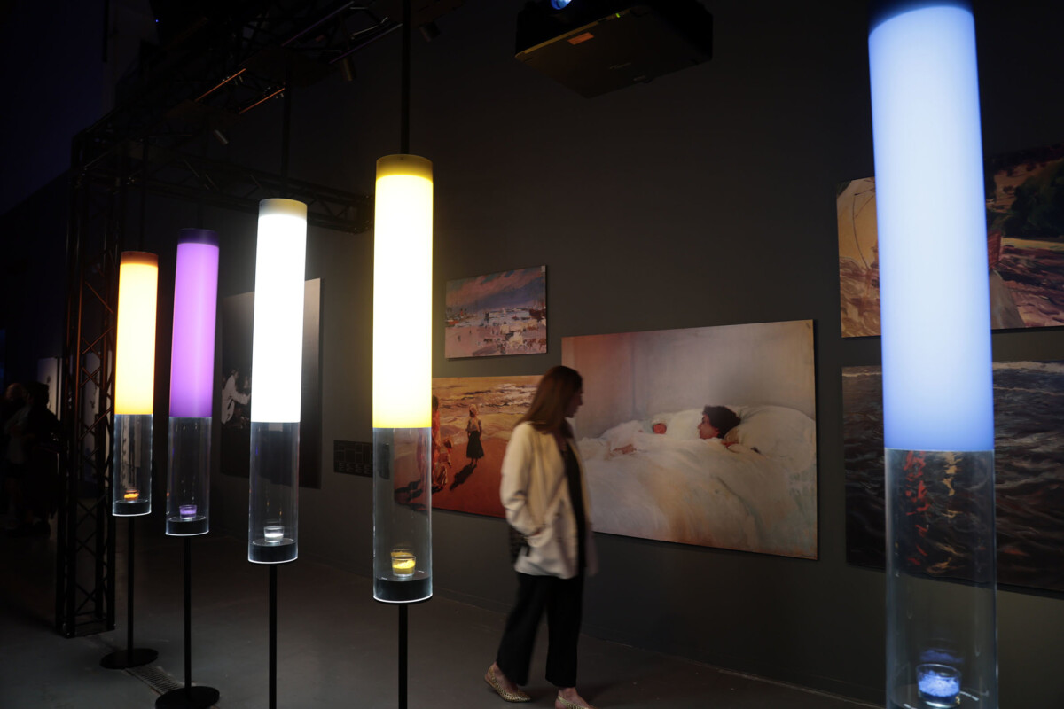 Exposición inmersiva de Sorolla en La Base de La Marina