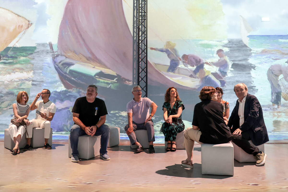 Exposición inmersiva de Sorolla en La Base de La Marina