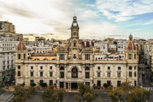 Fachada del Ayuntamiento de Valencia