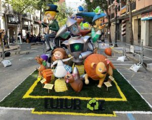 Falla infantil Islas Canarias-Dama de Elche