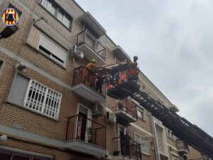 Rescate Xirivella paciente bomberos