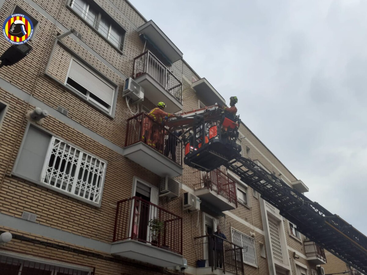 Rescate Xirivella paciente bomberos