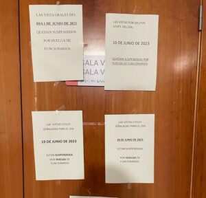 Huelga funcionarios Moncada