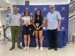 Las subcampeonas Yeva Yeghikian y Adriana Palao