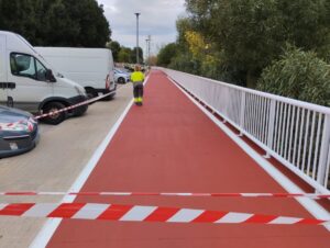 Picassent carril bici de l'Avinguda Alcàsser