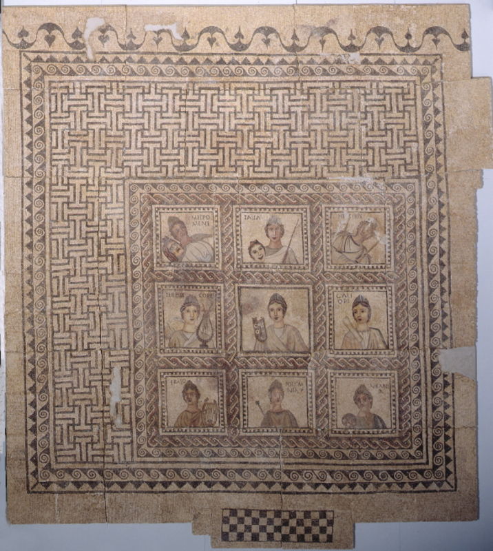 moncada mosaico de las nueve musas